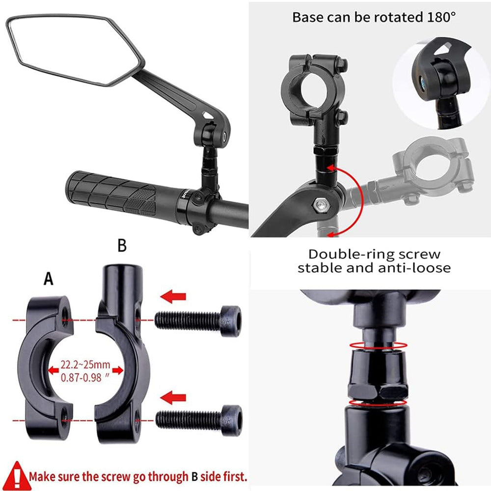 Rearview mirror for U1/U2/U3 Ebike