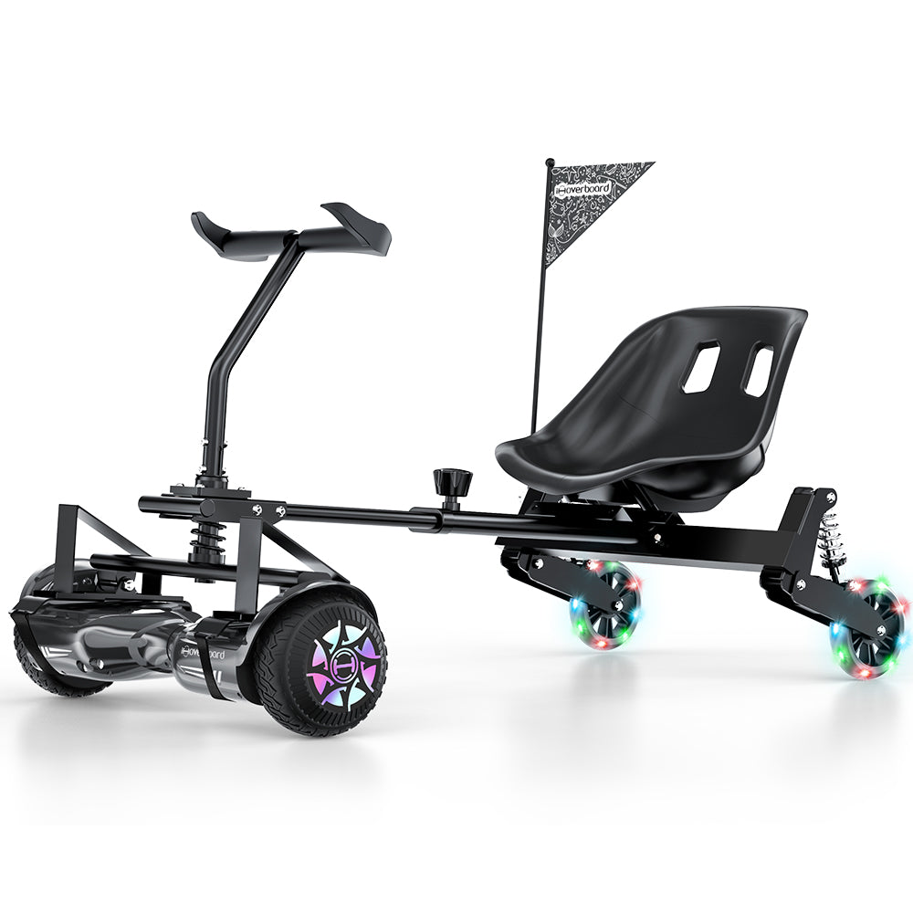 Go-kart on H1 Hoverboard black