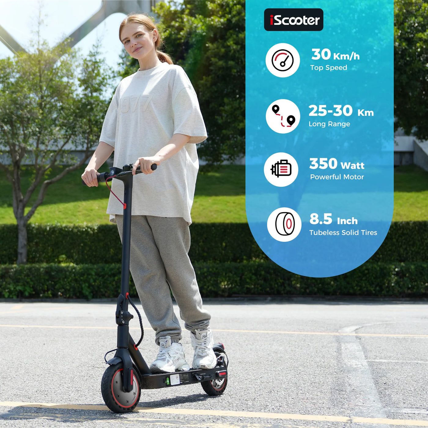 iScooter i9 Electric Scooter for Commuting