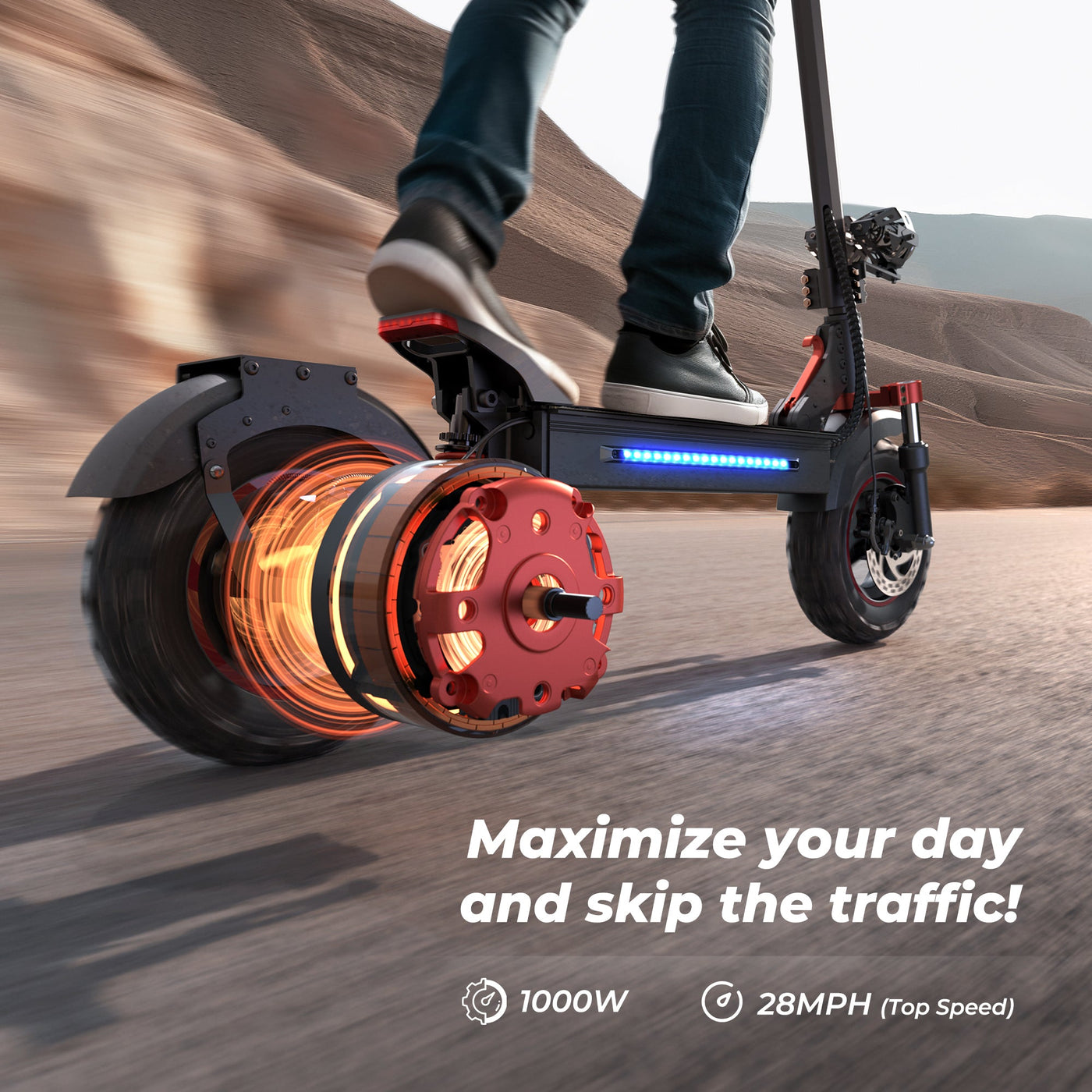 iScooter iX5S Foldable Off Road Electric Scooter