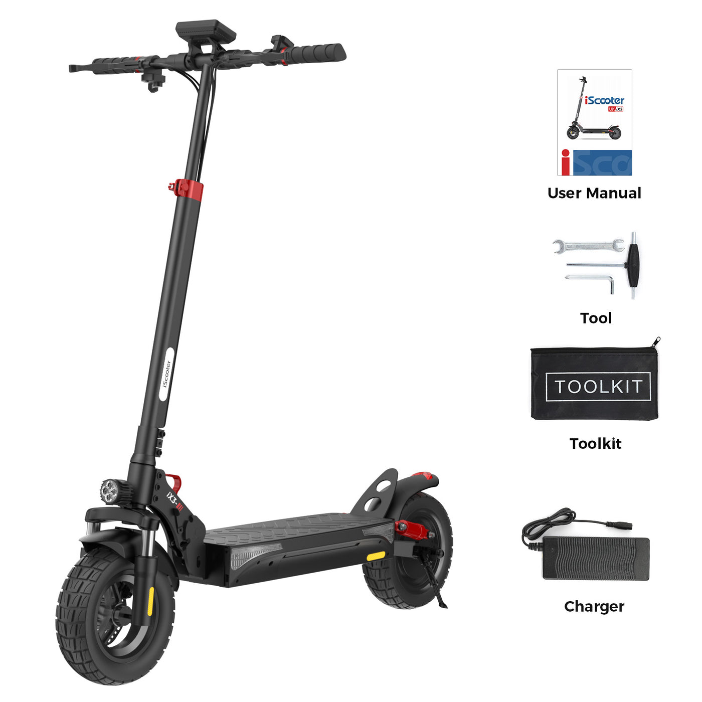 iScooter iX3 Off Road Electric Scooter with APP Control