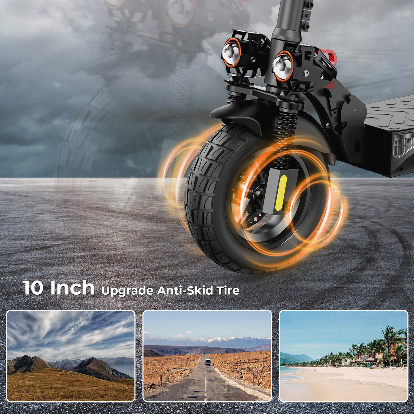 iScooter iX4 800W Off Road Electric Scooter with APP Control