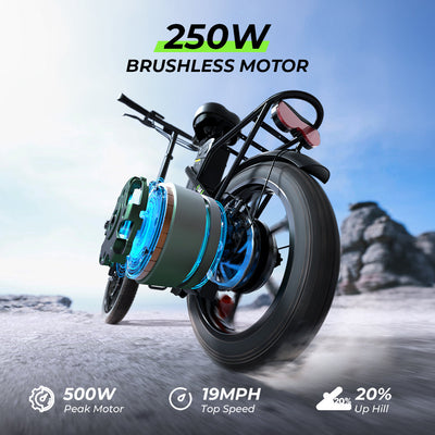 U4 Low Step Through Foldable Electric Bike