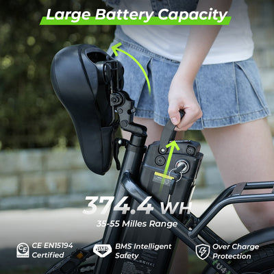 U4 Low Step Through Foldable Electric Bike