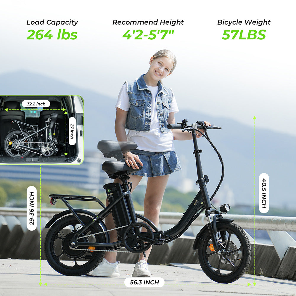 U4 Low Step Through Foldable Electric Bike