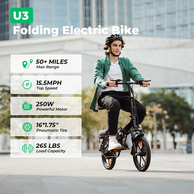 U4 Low Step Through Foldable Electric Bike